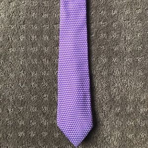 NWOT Banana Republic Purple Tie 100% Silk